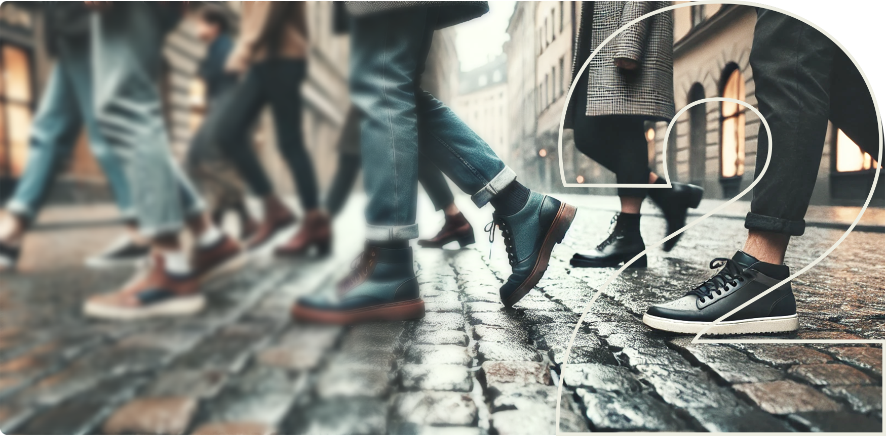 Pedestrian street scene